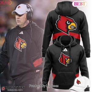 HOT TREND Jeff Brohm Louisville Cardinals Football Hoodie