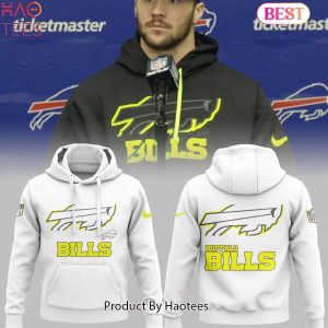 HOT TREND  Josh Allen Buffalo Bills Football Team White Hoodie