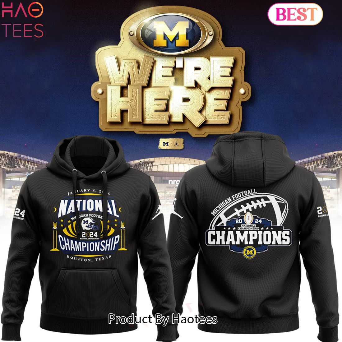 HOT TREND Limited National Champions Michigan Wolverines Football 2024 Hoodie HOT TREND Limited National Champions Michigan Wolverines Football 2024 Hoodie