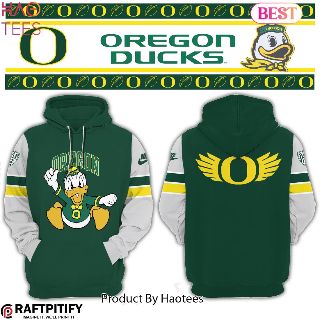 HOT TREND Oregon Ducks Football Hoodie Limited Edition