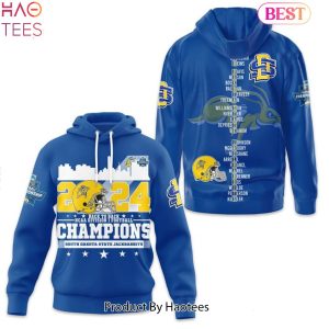NEW 2024 Back To Back South Dakota State Jackrabbits Champions Hoodie