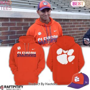 NEW Coach Dabo Swinney Clemson Tigers Football Hoodie