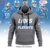 NEW Detroit Lions 2024 NFL Playoff Bkack Hoodie Limited Edition