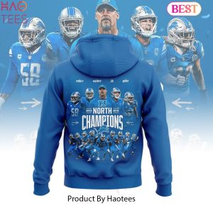 NEW Detroit Lions NFC North Division Champions Hoodie