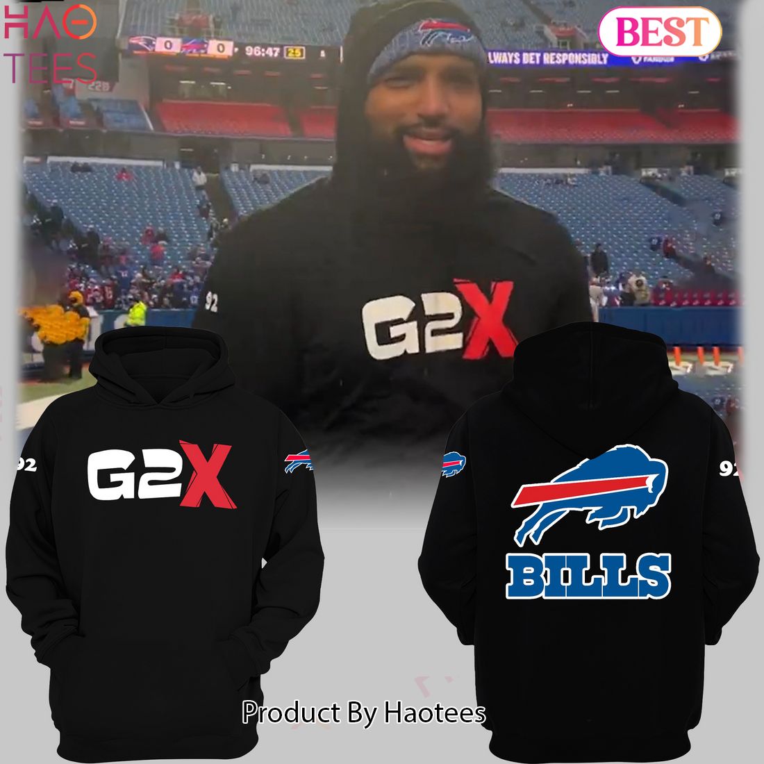 NEW Limited Buffalo Bills Football Team Hoodie