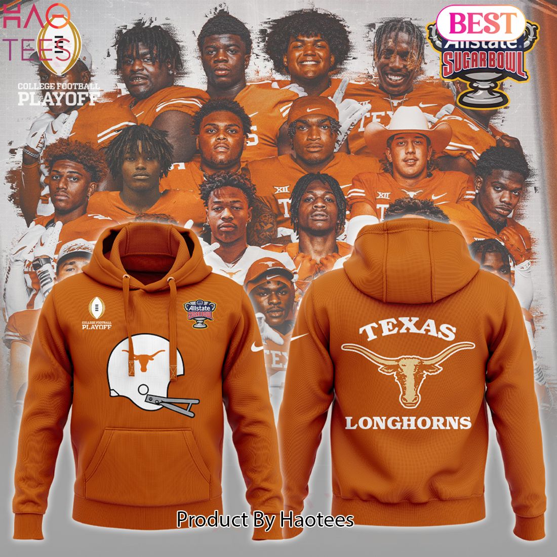 NEW Limited Edition Texas Longhorns Football Team Hoodie NEW Limited Edition Texas Longhorns Football Team Hoodie