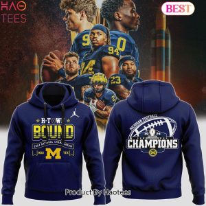 NEW Limited National Champions Michigan Wolverines Football 2024 Hoodie