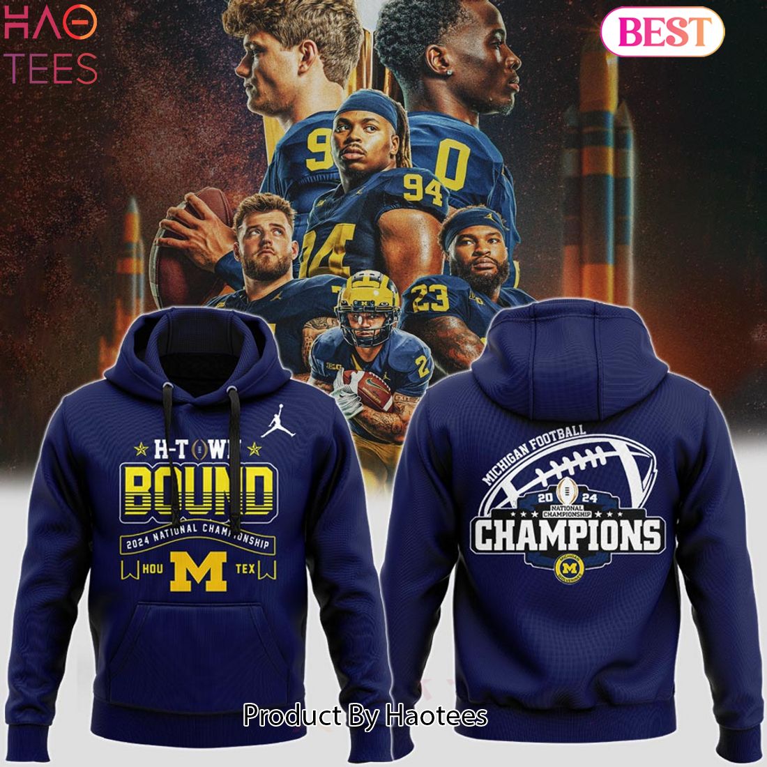 NEW Limited National Champions Michigan Wolverines Football 2024 Hoodie NEW Limited National Champions Michigan Wolverines Football 2024 Hoodie