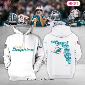 NEW Miami Dolphin 2024 All Over Printed Clothes Hoodie