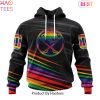 NEW NHL Boston Bruins Special Pride Design Hockey Hoodie