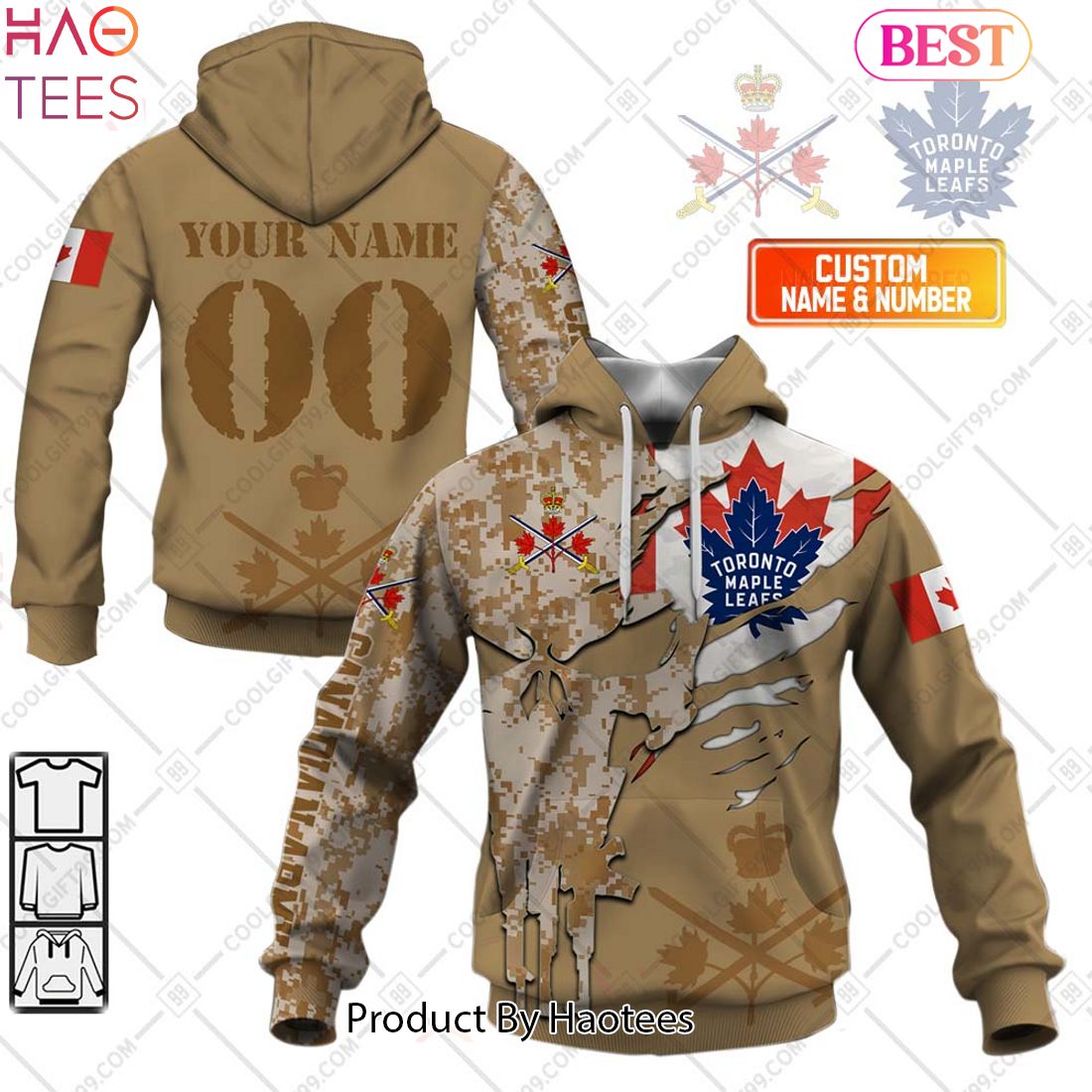 NEW Personalized NHL Toronto Maple Leafs Marine Corps Camo Hoodie NEW Personalized NHL Toronto Maple Leafs Marine Corps Camo Hoodie