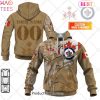 NEW Personalized NHL Winnipeg Jets Marine Corps Camo Hoodie