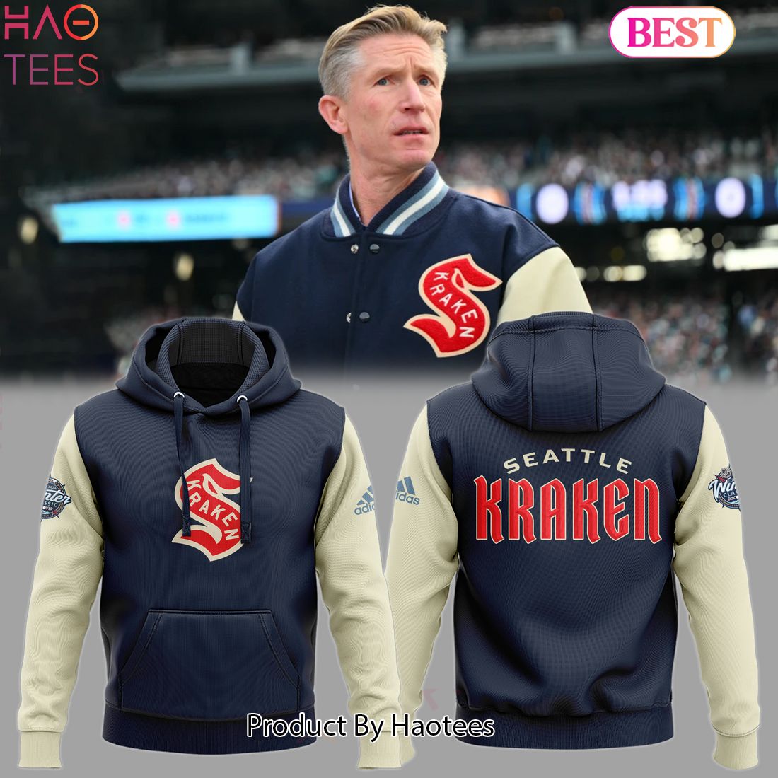 NEW Seattle Kraken Winter Classic Hoodie NHL 2024 Hoodie