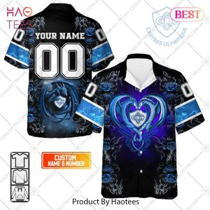 Personalized Castres Olympique Rugby Rose Dragons Design Hawaiian Shirt Personalized Castres Olympique Rugby Rose Dragons Design Hawaiian Shirt