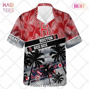Personalized MLB Boston Red Sox Palm Tree Hawaii Shirt