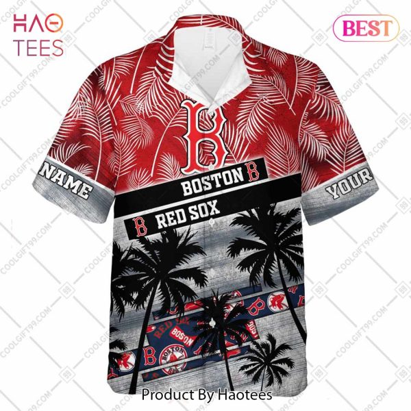 Personalized MLB Boston Red Sox Palm Tree Hawaii Shirt