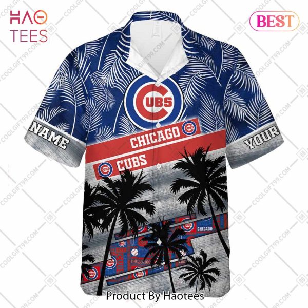 Personalized MLB Chicago Cubs Palm Tree Hawaii Shirt