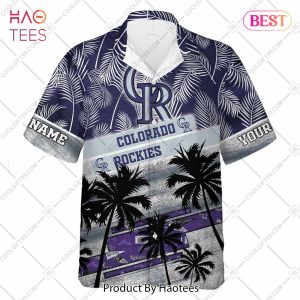 Personalized MLB Colorado Rockies Palm Tree Hawaii Shirt