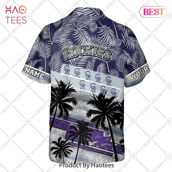 Personalized MLB Colorado Rockies Palm Tree Hawaii Shirt
