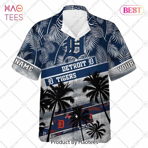 Personalized MLB Detroit Tigers Palm Tree Hawaii Shirt