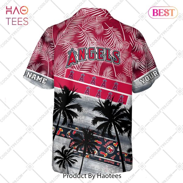 Personalized MLB Los Angeles Angels Palm Tree Hawaii Shirt