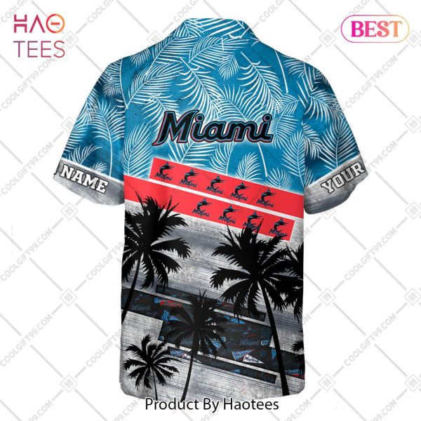 Personalized MLB Miami Marlins Palm Tree Hawaii Shirt