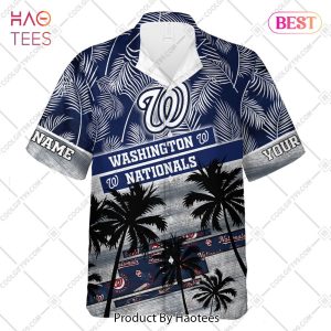 Personalized MLB Washington Nationals Palm Tree Hawaii Shirt