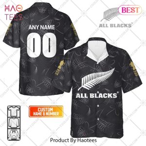 Personalized New Zealand Rugby All Blacks Hawaiian Shirt