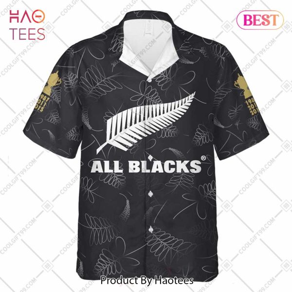 Personalized New Zealand Rugby All Blacks Hawaiian Shirt