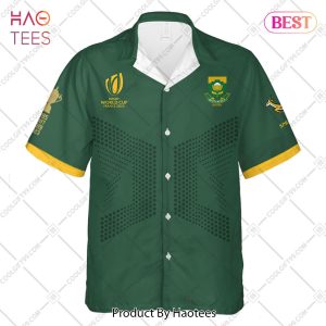 Personalized Rugby World Cup 2023 Springboks South Africa Rugby Jersey Style Hawaiian Shirt