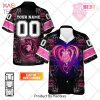 Personalized Stade Francais Paris Rugby Rose Dragons Design Hawaiian Shirt