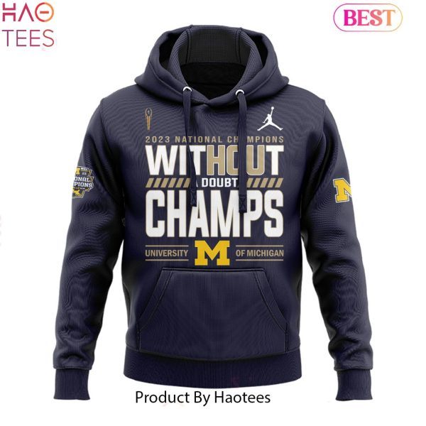 TRENDING Michigan Wolverines Football  NCAA 2023 National Champions Hoodie Unisex