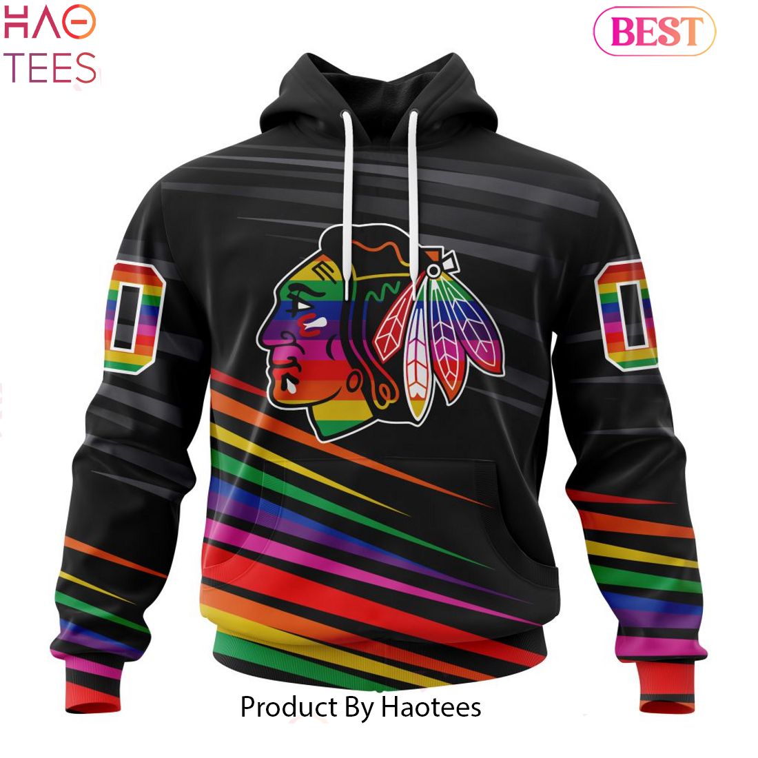 TRENDING NHL Chicago Blackhawks Special Pride Design Hockey Hoodie