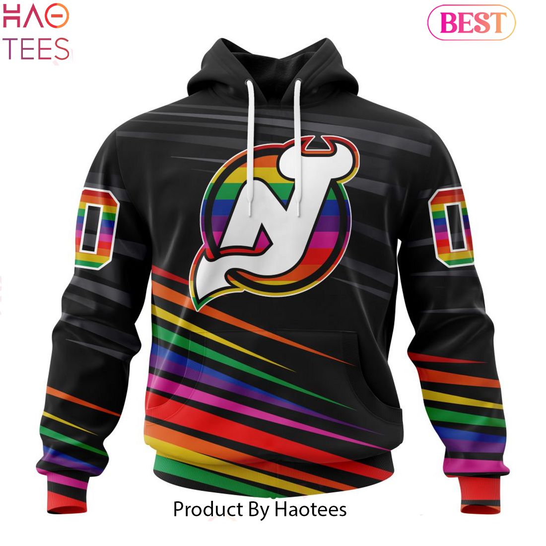 TRENDING NHL New Jersey Devils Special Pride Design Hockey Hoodie TRENDING NHL New Jersey Devils Special Pride Design Hockey Hoodie