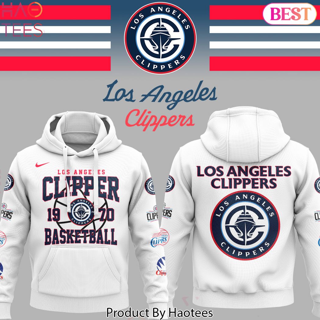 1970 Los Angeles Clippers Basketball Logo Hoodie