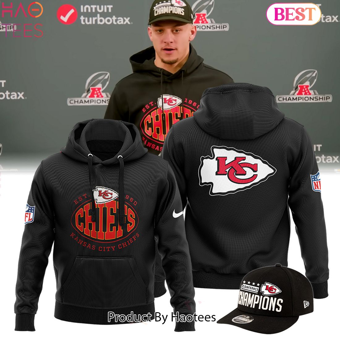 BEST Patrick Mahomes X Kansas City Chiefs Hoodie