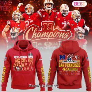 HOT NFC Limited Edition San Francisco 49ers Championship Team Hoodie