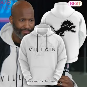 HOT TREND Detroit Lions Villain 2024 White Hoodie Limited Edition