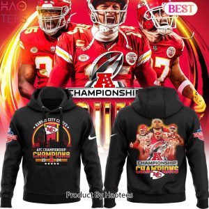 HOT TREND Kansas City Chiefs 2023 Champions AFC Championship Hoodie