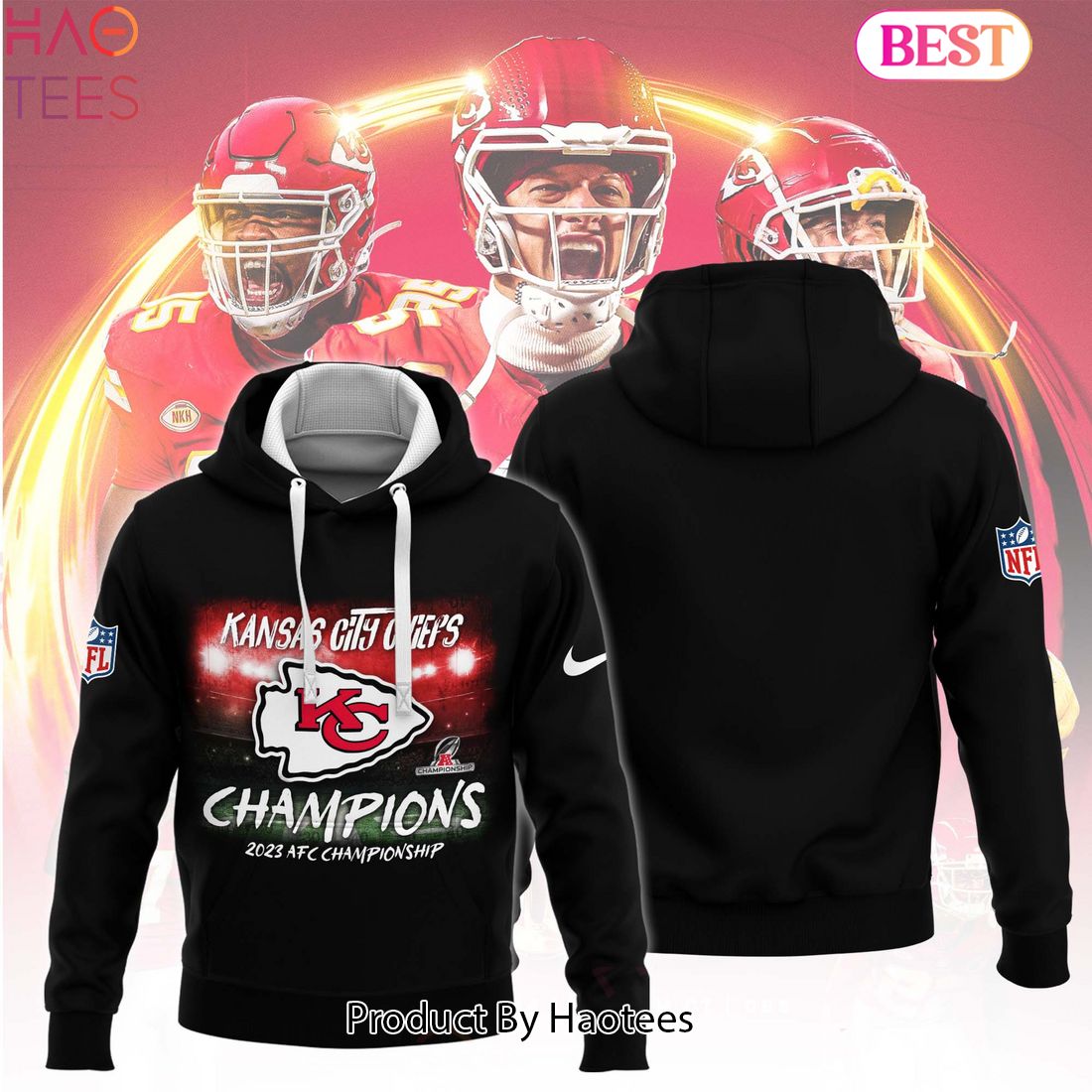 Kansas City Chiefs Champions 2023 AFC Championship Hoodie