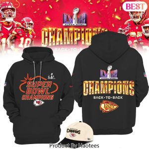 Kansas City Chiefs Champions Back-to-Back Super Bowl LVIII Hoodie