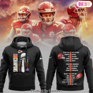 Kansas City Chiefs Super Bowl LVIII Champions Members Hoodie