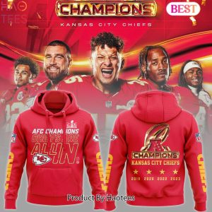 NEW AFC Kansas City Chiefs Champion Hoodie Limited Edition
