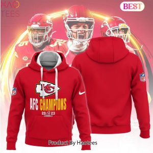 NFL Kansas City Chiefs AFC Championship 2023 Red Hoodie