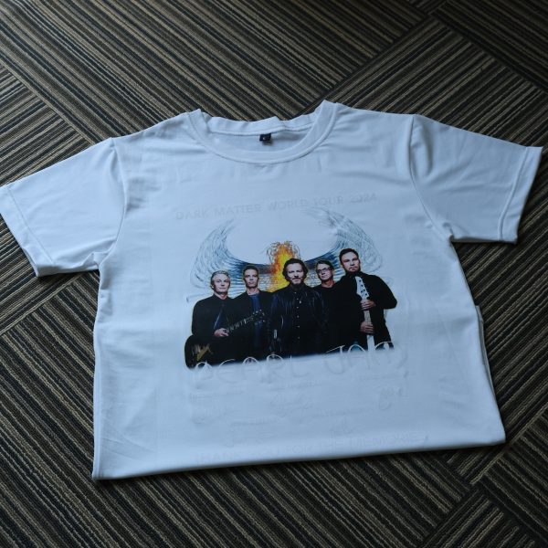Pearl Jam Dark Matter World Tour 2024 The Memories Signature T-Shirt