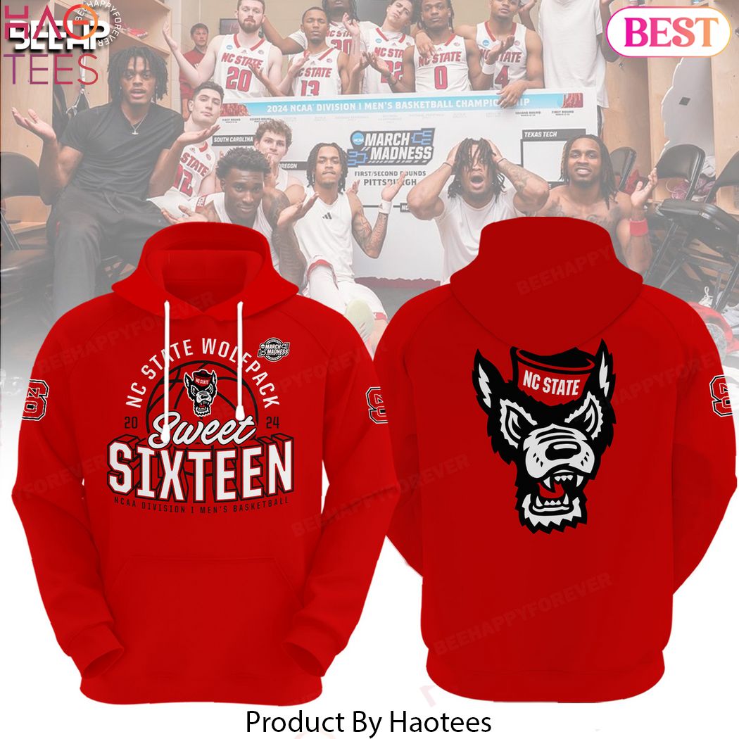 2024 NC State Wolfpack March Madness Sweet Sixteen Hoodie