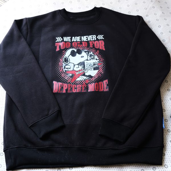 Snoopy we are never too old for Depeche Mode Classic-Unisex T-Shirt Hoodie Sweatshirt