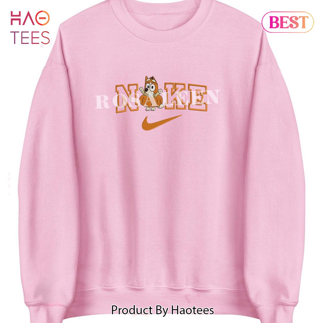 AVAILABLE Bluey and Bingo - Embroidered Sweatshirt AVAILABLE Bluey and Bingo - Embroidered Sweatshirt
