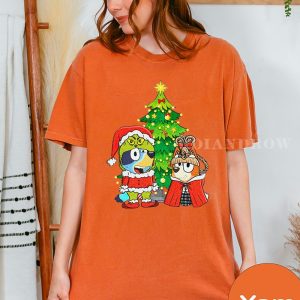 [AVAILABLE] Bluey And Grinch Christmas Shirt