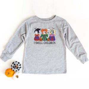 [AVAILABLE] Bluey _I smell children_ Hocus Pocus Halloween Kids Shirt
